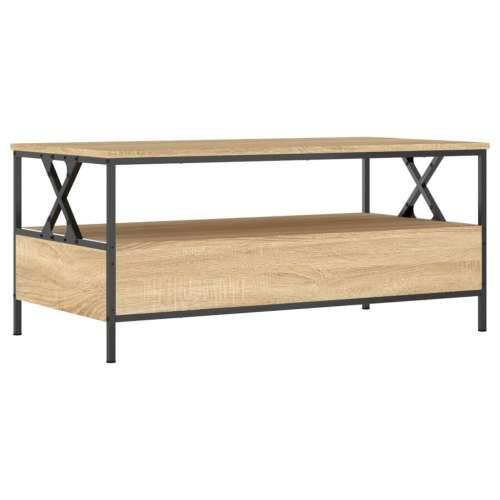 Stolić za kavu boja hrasta 100 x 51 x 45 cm konstruirano drvo - sonoma hrast 1 Cijena
