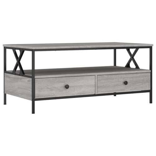 Stolić za kavu siva boja hrasta 100x51x45 cm konstruirano drvo - Sivi hrast sonoma 1 Cijena