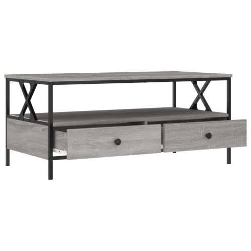 Stolić za kavu siva boja hrasta 100x51x45 cm konstruirano drvo - Sivi hrast sonoma 1 Cijena
