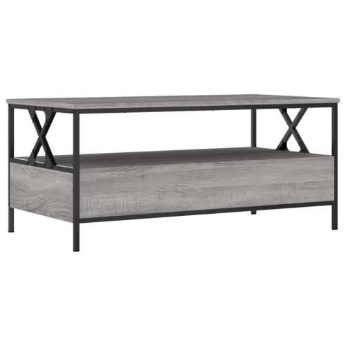 Stolić za kavu siva boja hrasta 100x51x45 cm konstruirano drvo - Sivi hrast sonoma 1 Cijena