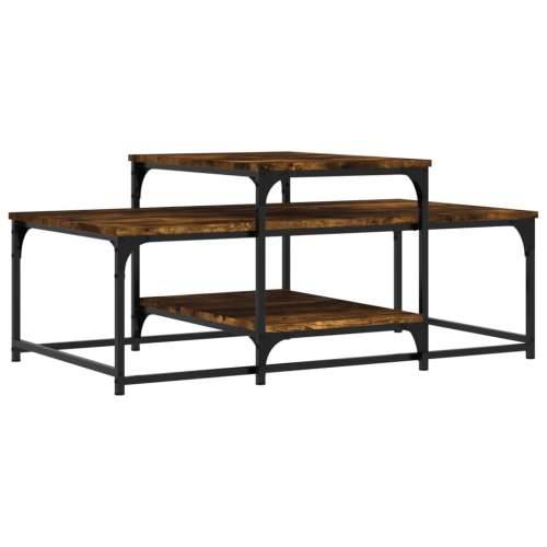 Stolić za kavu boja hrasta 102x60x45 cm konstruirano drvo - Dimljeni hrast 1 Cijena