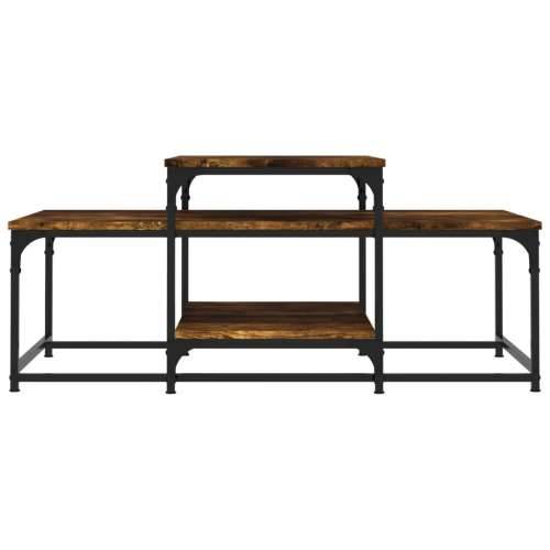 Stolić za kavu boja hrasta 102x60x45 cm konstruirano drvo - Dimljeni hrast 1 Cijena