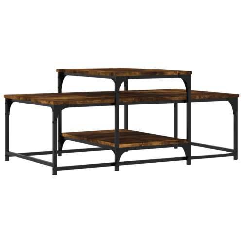 Stolić za kavu boja hrasta 102x60x45 cm konstruirano drvo - Dimljeni hrast 1 Cijena