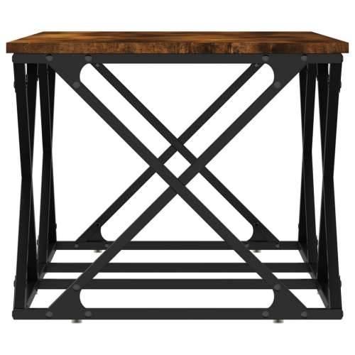 Stolić za kavu boja hrasta 100 x 49 x 40 cm konstruirano drvo - Dimljeni hrast 1 Cijena