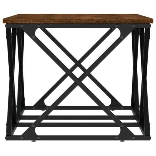 Stolić za kavu smeđa boja hrasta 100x49x40 cm konstruirano drvo - Smeđi hrast 1 Cijena