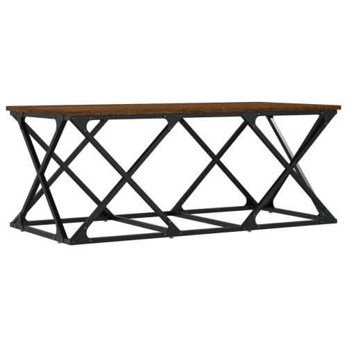 Stolić za kavu smeđa boja hrasta 100x49x40 cm konstruirano drvo - Smeđi hrast 1 Cijena