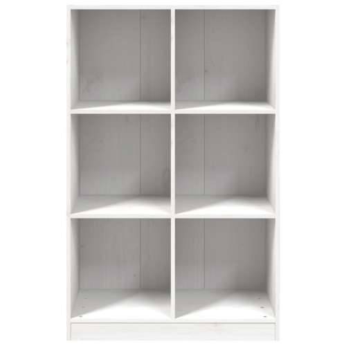 Regal za knjige bijeli 70 x 33 x 110 cm od masivne borovine Bijela 1 Cijena