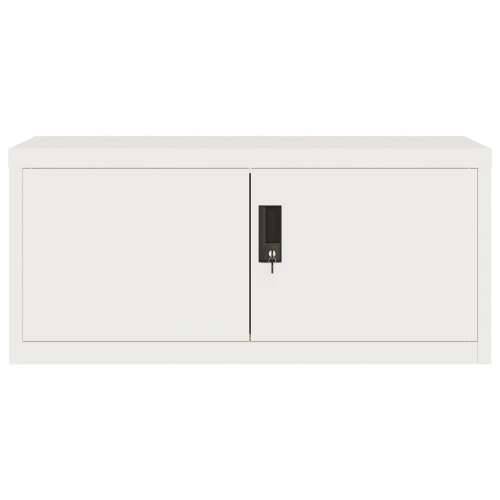 Ormarić za spise bijeli 90 x 40 x 110 cm čelični - Bijela 90 x 40 x 110 cm 1 Cijena