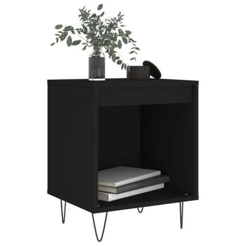 Noćni ormarići 2 kom crni 40x35x50 cm od konstruiranog drva - Crna 2 Cijena