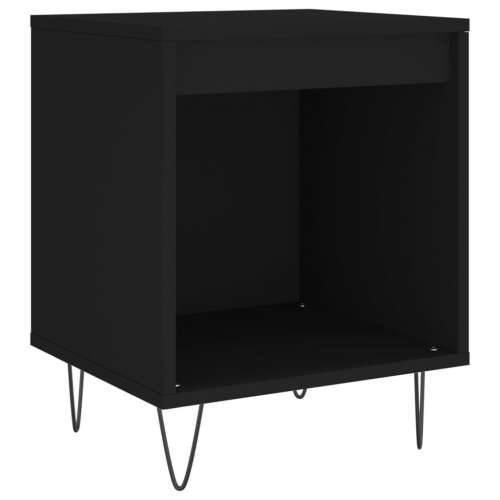 Noćni ormarići 2 kom crni 40x35x50 cm od konstruiranog drva - Crna 2 Cijena
