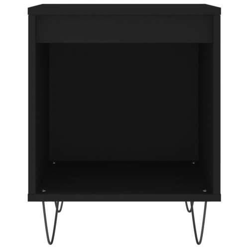 Noćni ormarići 2 kom crni 40x35x50 cm od konstruiranog drva - Crna 2 Cijena