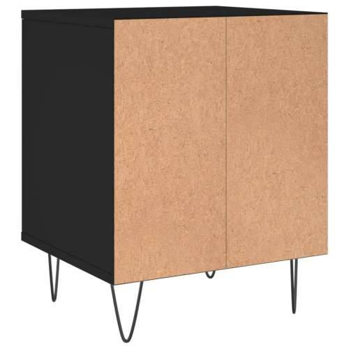 Noćni ormarići 2 kom crni 40x35x50 cm od konstruiranog drva - Crna 2 Cijena