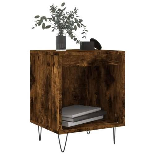 Noćni ormarići 2 kom boja hrasta 40x35x50 cm konstruirano drvo - Dimljeni hrast 2 Cijena