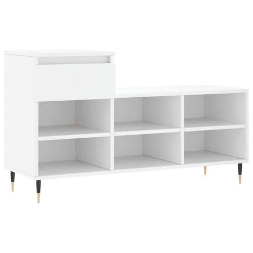 Ormarić za cipele bijeli 102 x 36 x 60 cm od konstruiranog drva - Bijela 1 Cijena