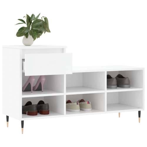 Ormarić za cipele bijeli 102 x 36 x 60 cm od konstruiranog drva - Bijela 1 Cijena