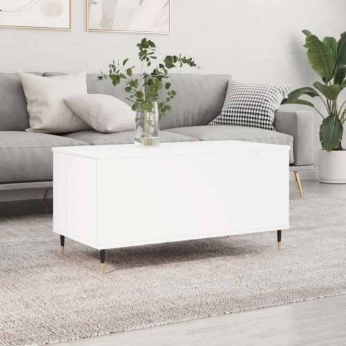 Stolić za kavu bijeli 90 x 44,5 x 45 cm od konstruiranog drva - Bijela 1 Cijena