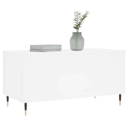 Stolić za kavu bijeli 90 x 44,5 x 45 cm od konstruiranog drva - Bijela 1 Cijena