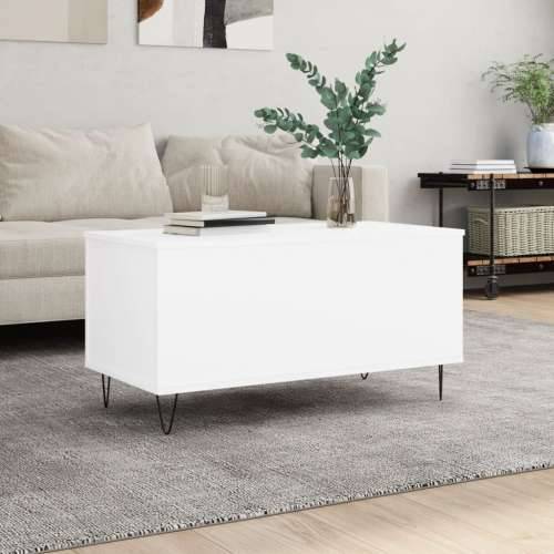 Stolić za kavu bijeli 90 x 44,5 x 45 cm od konstruiranog drva - Bijela 1 Cijena
