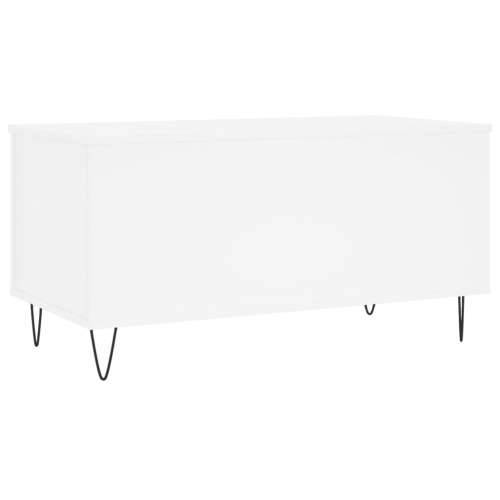 Stolić za kavu bijeli 90 x 44,5 x 45 cm od konstruiranog drva - Bijela 1 Cijena