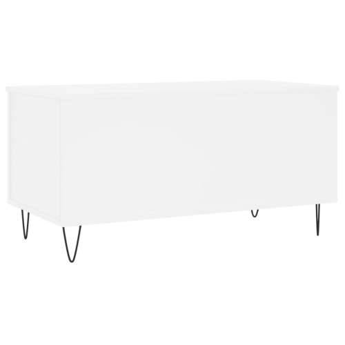 Stolić za kavu bijeli 90 x 44,5 x 45 cm od konstruiranog drva - Bijela 1 Cijena