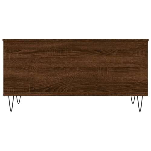 Stolić za kavu boja hrasta 90 x 44,5 x 45 cm konstruirano drvo - Smeđi hrast 1 Cijena