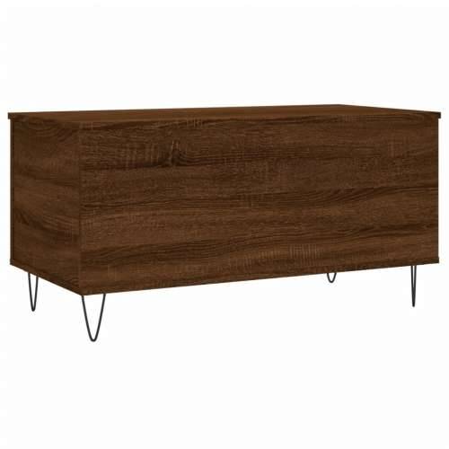 Stolić za kavu boja hrasta 90 x 44,5 x 45 cm konstruirano drvo - Smeđi hrast 1 Cijena