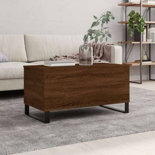 Stolić za kavu boja hrasta 90 x 44,5 x 45 cm konstruirano drvo - Smeđi hrast 1 Cijena