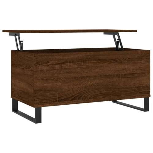 Stolić za kavu boja hrasta 90 x 44,5 x 45 cm konstruirano drvo - Smeđi hrast 1 Cijena