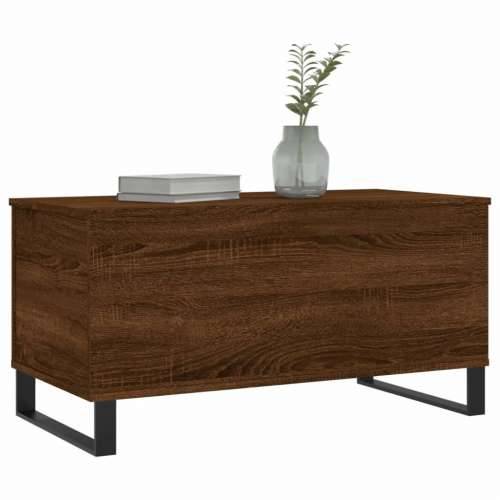 Stolić za kavu boja hrasta 90 x 44,5 x 45 cm konstruirano drvo - Smeđi hrast 1 Cijena