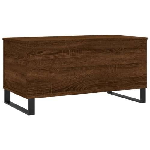 Stolić za kavu boja hrasta 90 x 44,5 x 45 cm konstruirano drvo - Smeđi hrast 1 Cijena