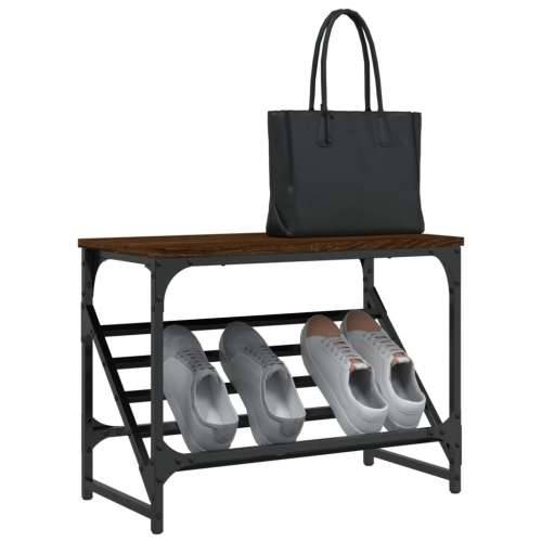 Stalak za cipele boja hrasta 60 x 30 x 45 cm konstruirano drvo - Smeđi hrast 1 45 cm 60 cm Cijena