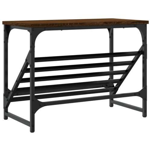 Stalak za cipele boja hrasta 60 x 30 x 45 cm konstruirano drvo - Smeđi hrast 1 45 cm 60 cm Cijena