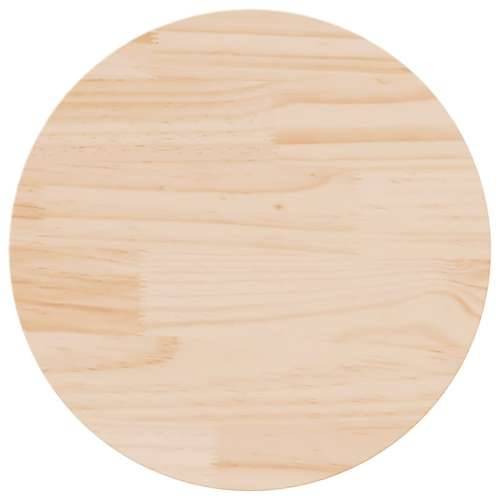 Ploča za stol okrugla Ø 50 x 3 cm od masivne borovine - Prirodna 50 x 3 cm 1 Cijena