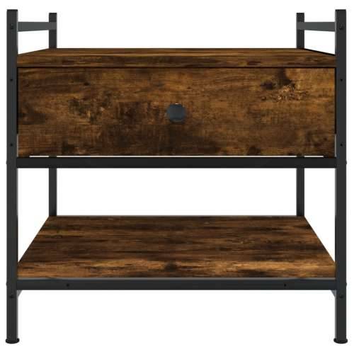Stolić za kavu boja hrasta 50 x 50 x 50 cm konstruirano drvo - Dimljeni hrast 1 50 cm Cijena