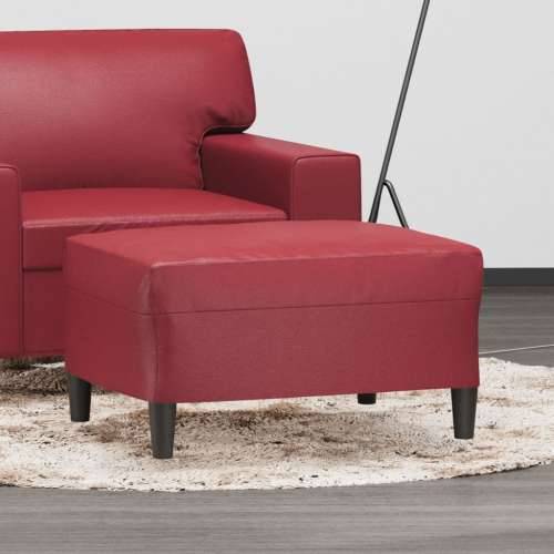 Tabure crvena boja vina 70 x 55 x 41 cm od umjetne kože - boja crnog vina 70 x 55 x 41 cm 1 Cijena