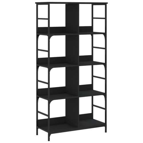 Police za knjige crne 78,5x33x153 cm konstruirano drvo - Crna 1 153 cm Cijena