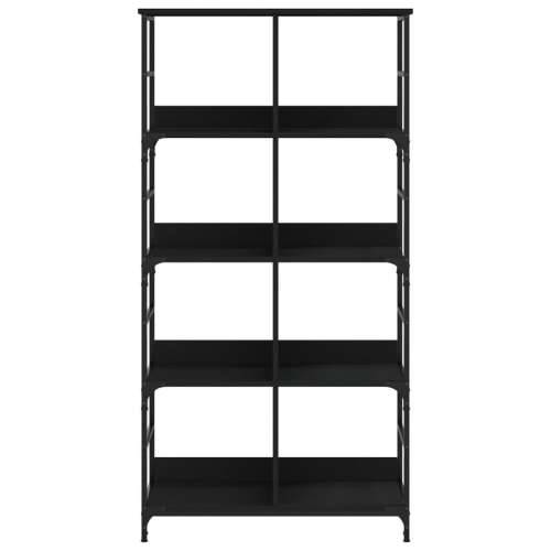 Police za knjige crne 78,5x33x153 cm konstruirano drvo - Crna 1 153 cm Cijena