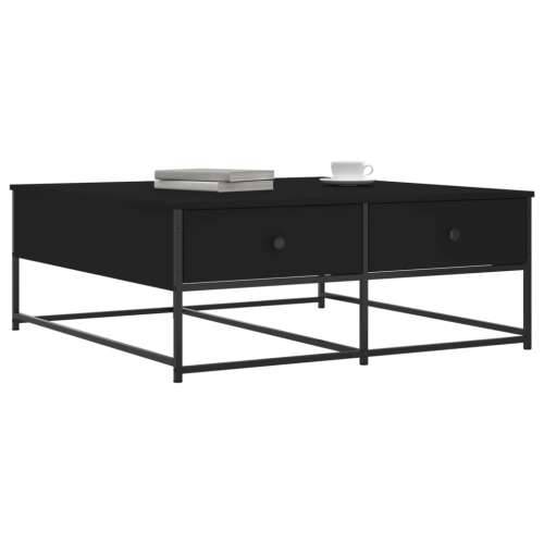 Stolić za kavu crni 100x99x40 cm od konstruiranog drva - Crna 100 x 99 x 40 cm 1 Cijena