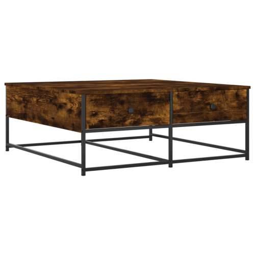 Stolić za kavu boja hrasta 100x99x40 cm konstruirano drvo - Dimljeni hrast 100 x 99 x 40 cm 1 Cijena