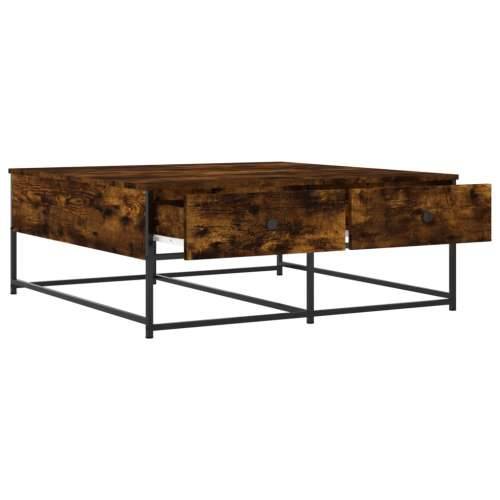 Stolić za kavu boja hrasta 100x99x40 cm konstruirano drvo - Dimljeni hrast 100 x 99 x 40 cm 1 Cijena