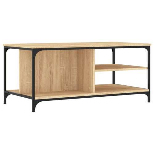 Stolić za kavu boja hrasta 100 x 50 x 45 cm konstruirano drvo - sonoma hrast 1 Cijena