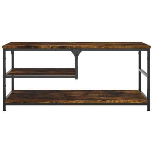 Stolić za kavu boja hrasta 90 x 49 x 40 cm konstruirano drvo - Dimljeni hrast 1 Cijena