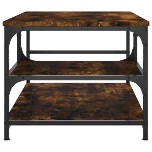 Stolić za kavu boja hrasta 90 x 49 x 40 cm konstruirano drvo - Dimljeni hrast 1 Cijena