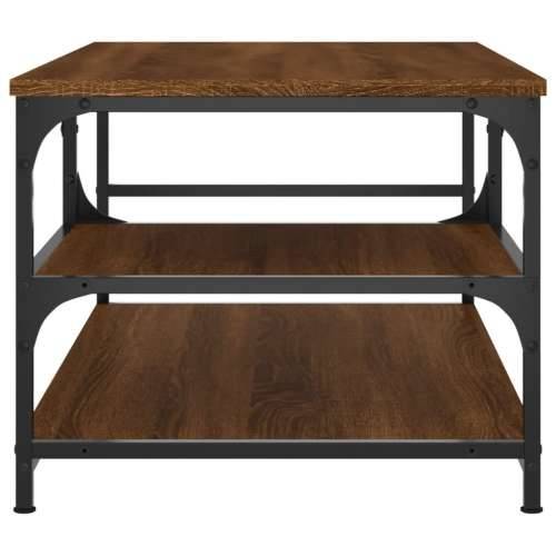 Stolić za kavu smeđa boja hrasta 90x49x40 cm konstruirano drvo - Smeđi hrast 1 Cijena