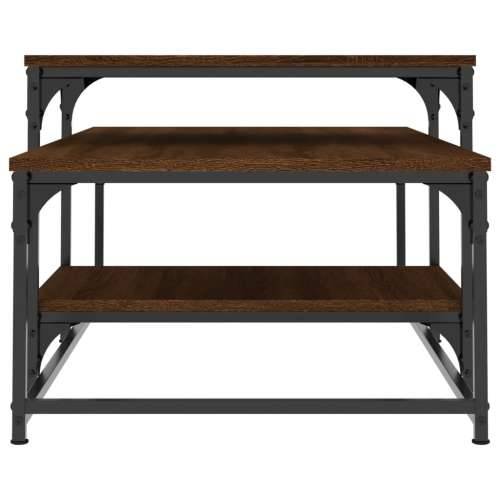 Stolić za kavu smeđa boja hrasta 102x60x45 cm konstruirano drvo - Smeđi hrast 1 Cijena