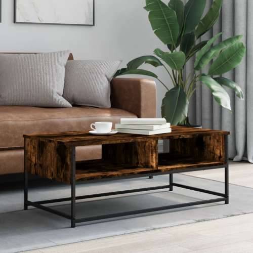 Stolić za kavu boja hrasta 100 x 51 x 40 cm konstruirano drvo - Dimljeni hrast 1 Cijena