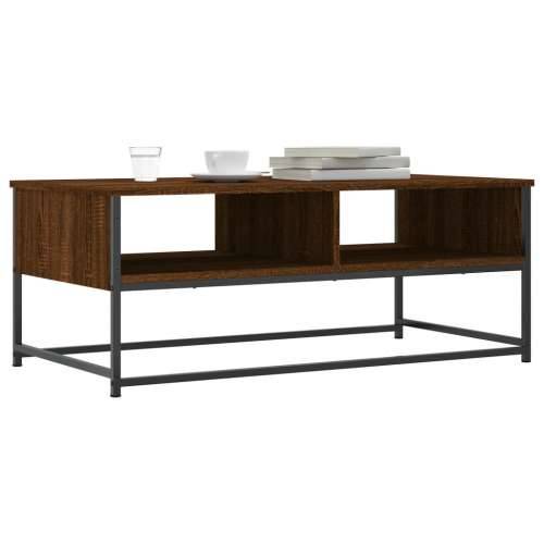 Stolić za kavu smeđa boja hrasta 100x51x40 cm konstruirano drvo - Smeđi hrast 1 Cijena