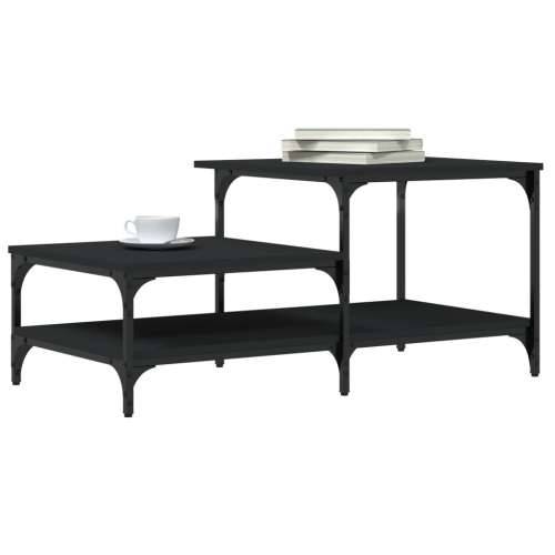 Stolić za kavu crni 100x50,5x45 cm konstruirano drvo - Crna 1 Cijena