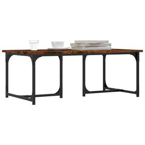 Stolić za kavu boja hrasta 90x50x35 cm konstruirano drvo - Dimljeni hrast 1 Cijena
