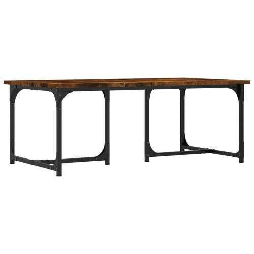 Stolić za kavu boja hrasta 90x50x35 cm konstruirano drvo - Dimljeni hrast 1 Cijena